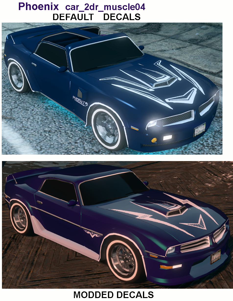 SRTT Phoenix Decals Mod Saints Row Mods