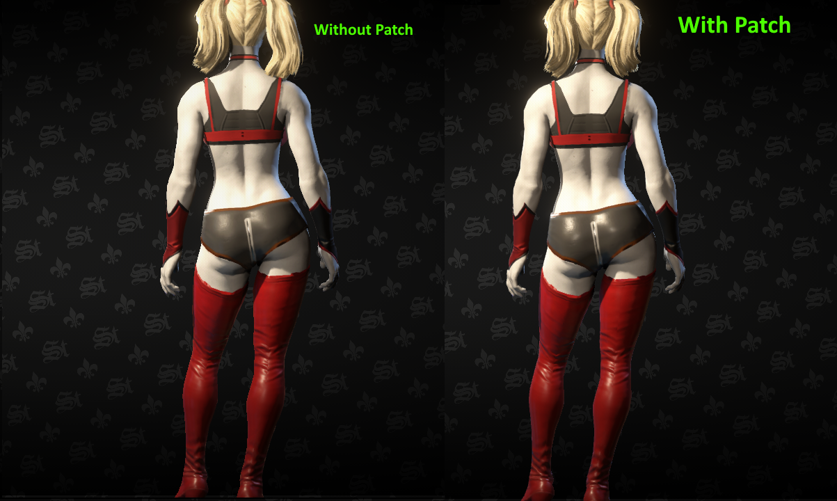 Booty Shorts Fancy Fishnets with no fishnets Saints Row Mods