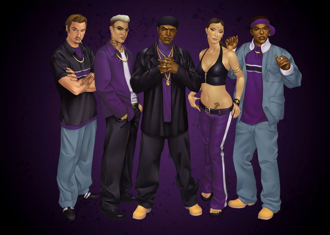 Saints Row 1 and 2 gangs vs the Syndicate by IrishDisaster on