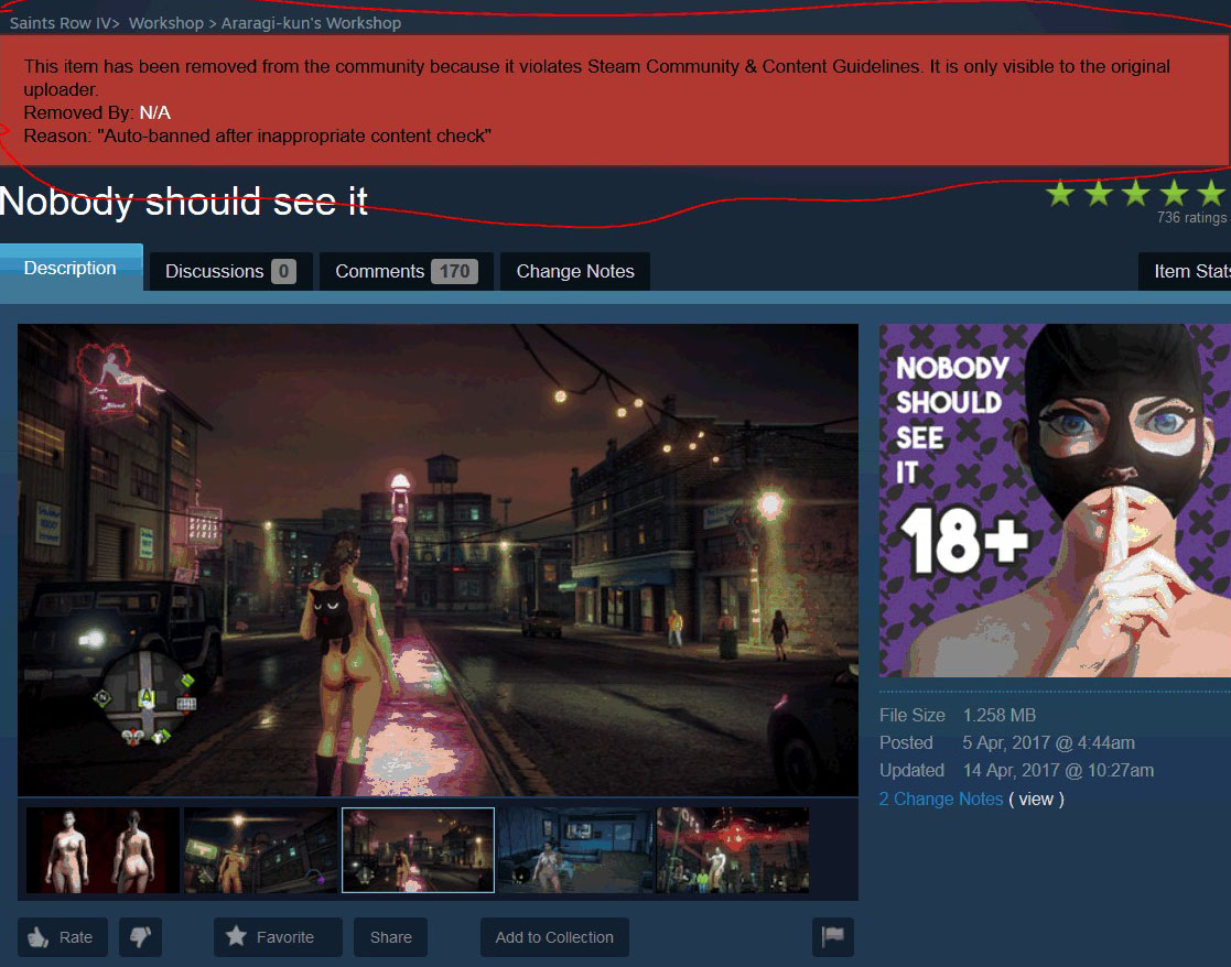 I was banned on Steam Workshop