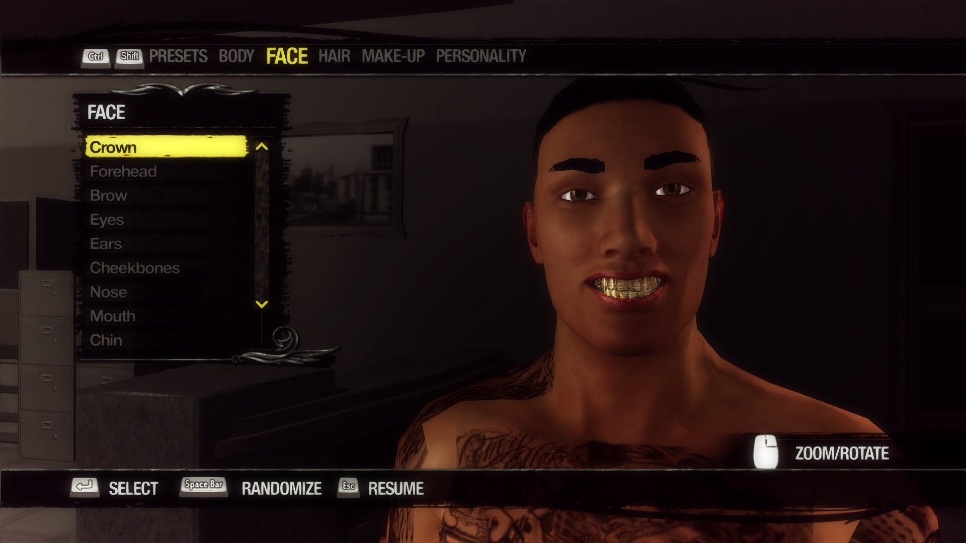 Grillz for character Saints Row Mods