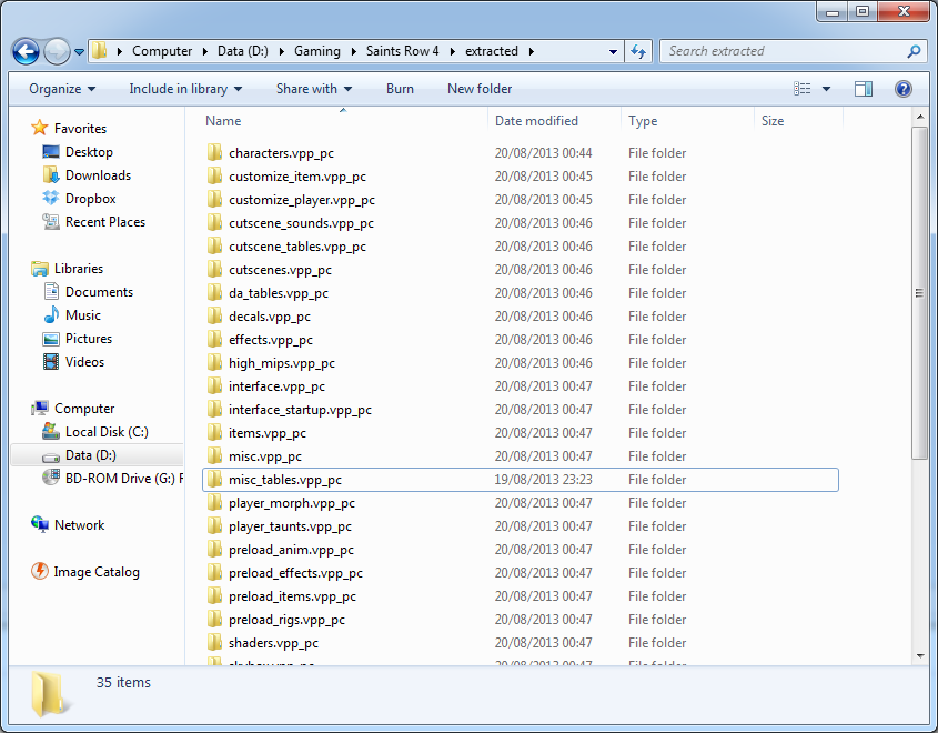 Unpacking every Saints Row IV packfile Saints Row Mods