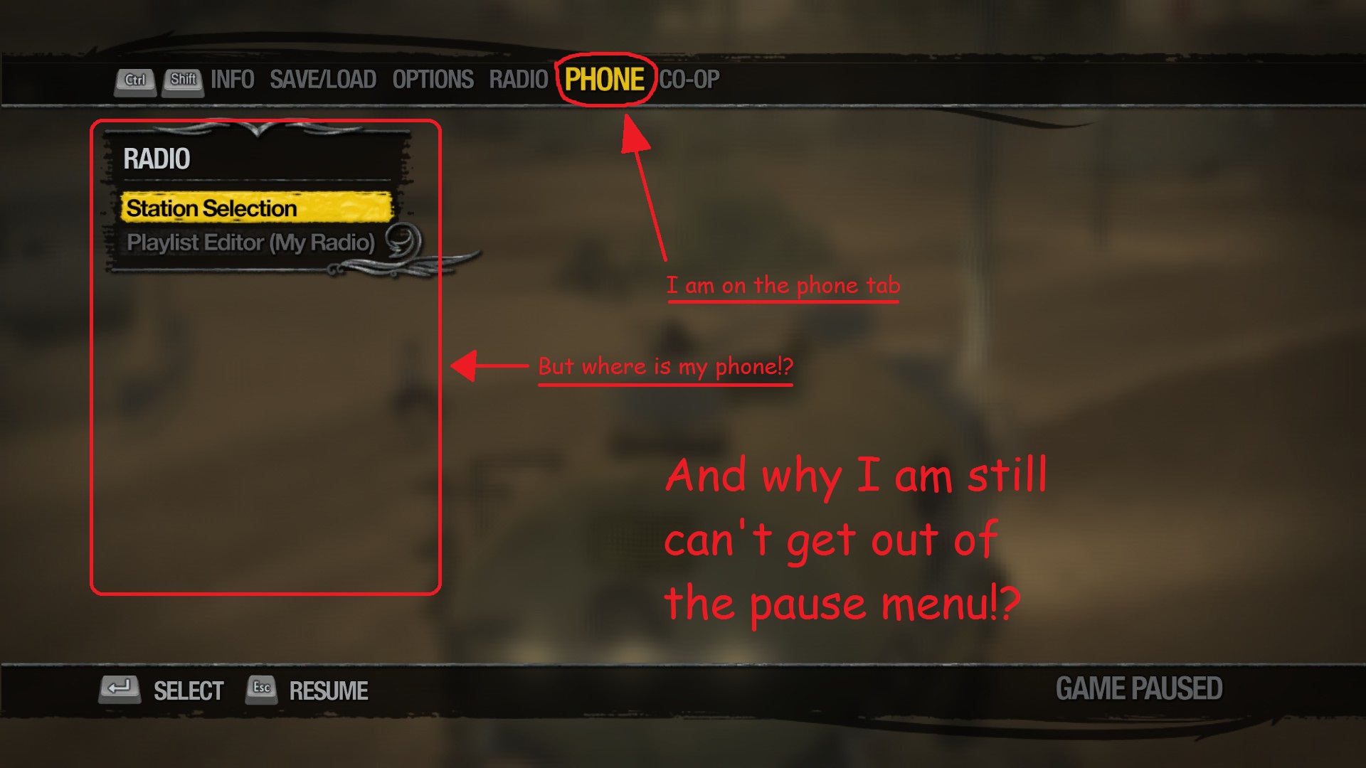 Stuck On Pause Menu Problem Saints Row Mods