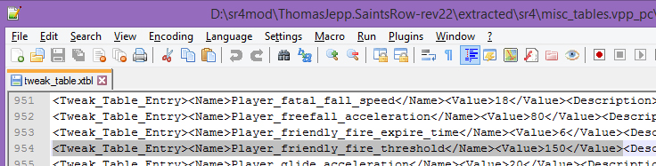 Working with Table Files for Steam Workshop Saints Row Mods